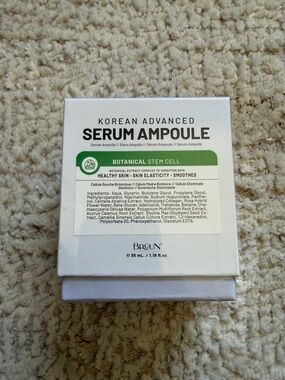 BRUUN Korean Advanced Botanical Stem Cell Serum Ampoule - White & Green